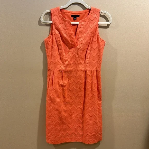 tommy hilfiger orange dress Tommy Hilfiger Orange Sleeveless Dress
